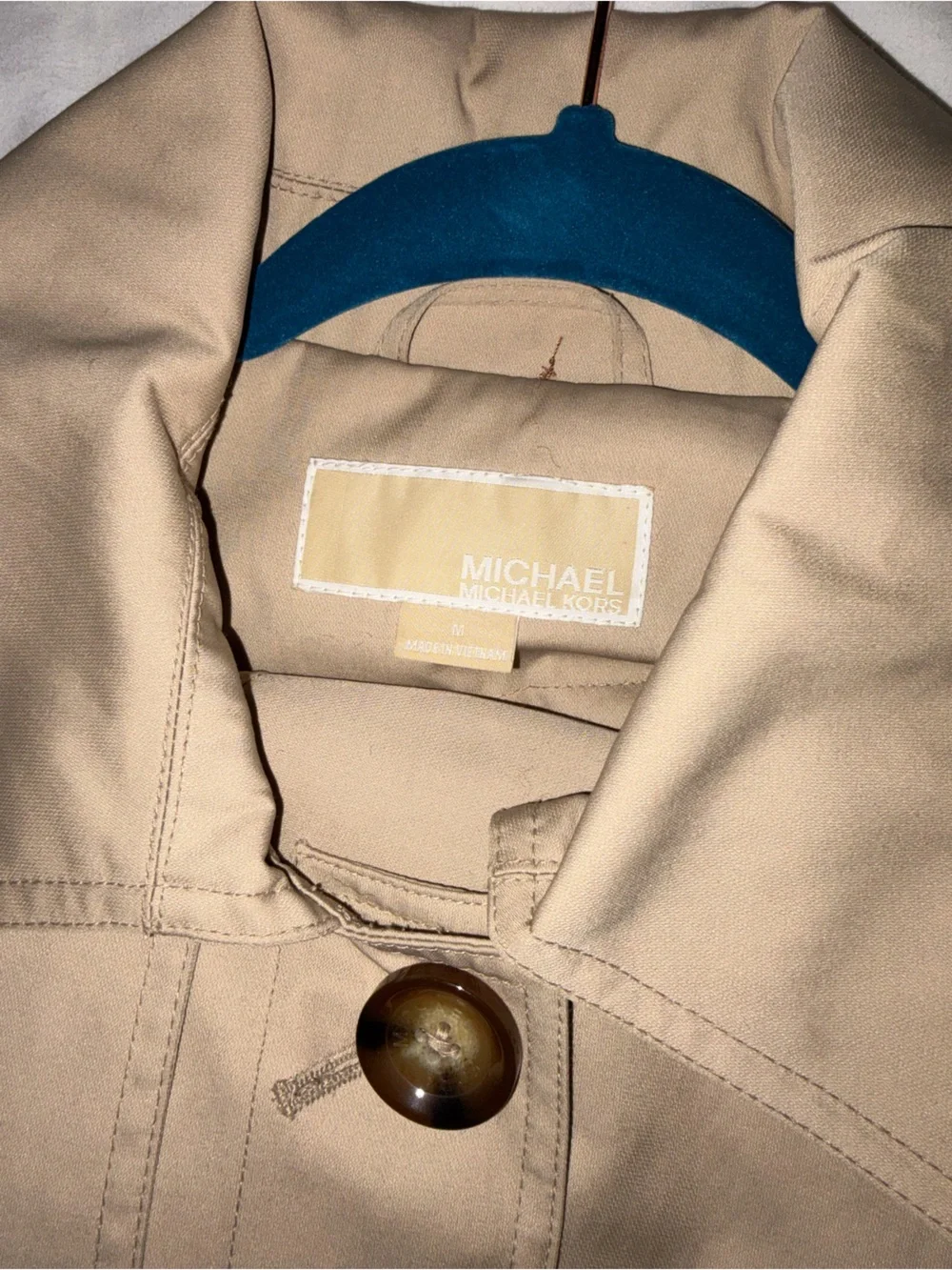 Michael Kors Beige Trench Coat with Belt